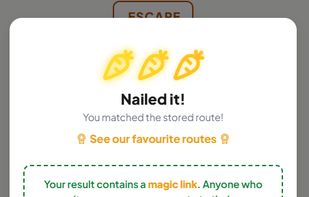 Result screen