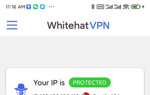 the main page, you can turn on the VPN by clicking the button