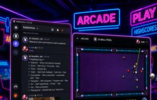 Chat+GIFs and Pool in Arcade