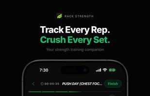 Logging a set on iPhone — weight and reps with progression targets