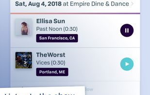 Listen to the show before you go