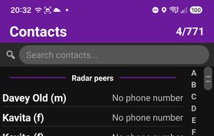 Radar Chat screenshot 3