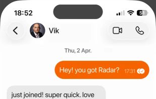 Radar (Signal client) screenshot 1