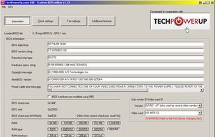 Radeon Bios Editor screenshot 1