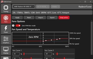 RadeonTuner screenshot 1