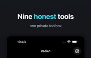 The home catalog: a live network status card with connection type, local IP and router address, above nine tools grouped into Diagnostics, DNS and Calculators.