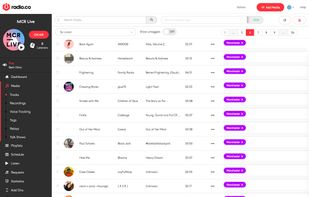 Media area to manage countless tracks.
