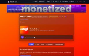 Radio station page