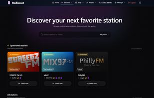 Station discovery page
