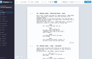 Distraction-free writing: close every side panel and just write.