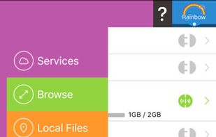 Rainbow - Best cloud storage app screenshot 1