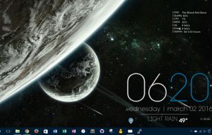 Rainmeter screenshot 1