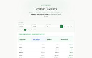 Raise Calculator screenshot 1