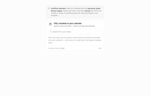 Subscribe to your team's calendar