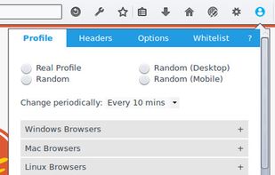 Random Agent Spoofer screenshot 1