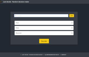 Just Decide screenshot 1