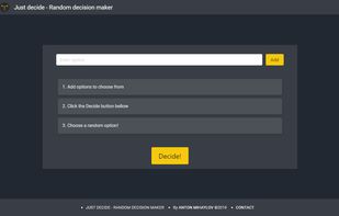 Just Decide screenshot 1