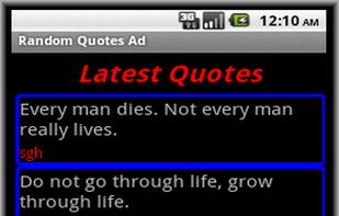 Random Quotes screenshot 1