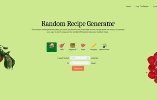 Random Recipe Generator screenshot 1