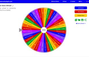 Truth or Dare Wheel - great for friends