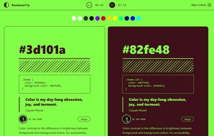 Randoma11y screenshot 2