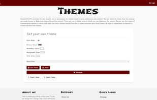 Custom Themes