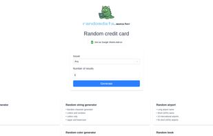 Random Data Monster screenshot 1