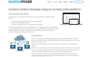RandomPicker.com screenshot 2