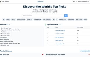 Discover the World's Top Picks