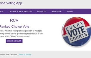 Ranked Choices Voting App screenshot 1