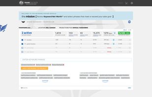 Import a list of keywords or select from Rank Hacker's suggestions. We’ll take your current conversion data plus keywords you want to rank organically for and build your mission.