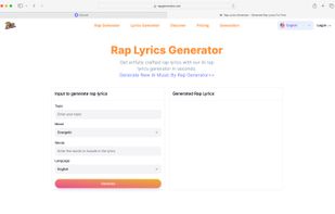 Rap Generator screenshot 1