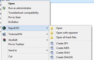 RapidCRC Unicode screenshot 2