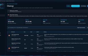 Cleanup Dashboard