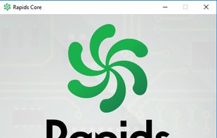 Loading screen of core wallet.