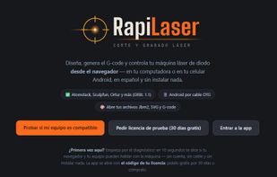 RapiLaser Landing Page