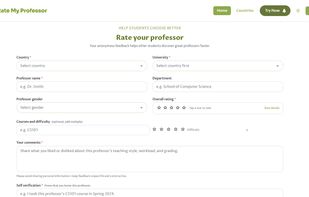 Rate My Professors screenshot 1