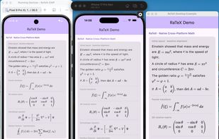 RaTeX screenshot 1