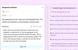 RatingHub AI screenshot