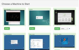 Available machines
Providing the ability for the user to access multiple VM pools