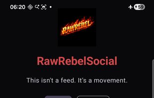 RawRebelSocial screenshot 1