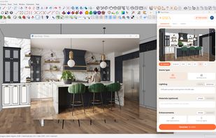 Raya AI rendering plugin for SketchUp - photorealistic visualizations without leaving SketchUp