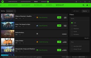 Razer Cortex screenshot 2