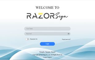 RAZORSign screenshot 1