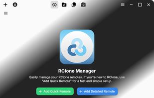RClone Manager screenshot 1
