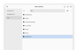 Rclone Shuttle screenshot 1