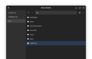 Rclone Shuttle screenshot 1