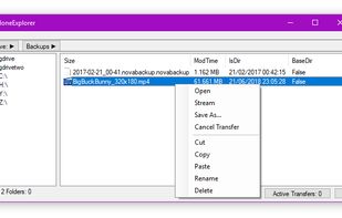 You can easily upload & download files to and from configured remotes, with a nice easy to use GUI and transparent on-the-fly encryption/decryption as needed. Copy paste or drag and drop.