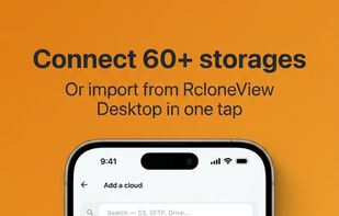 RcloneView screenshot 1
