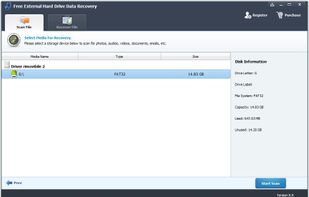 External Hard Drive Data Recovery screenshot 1